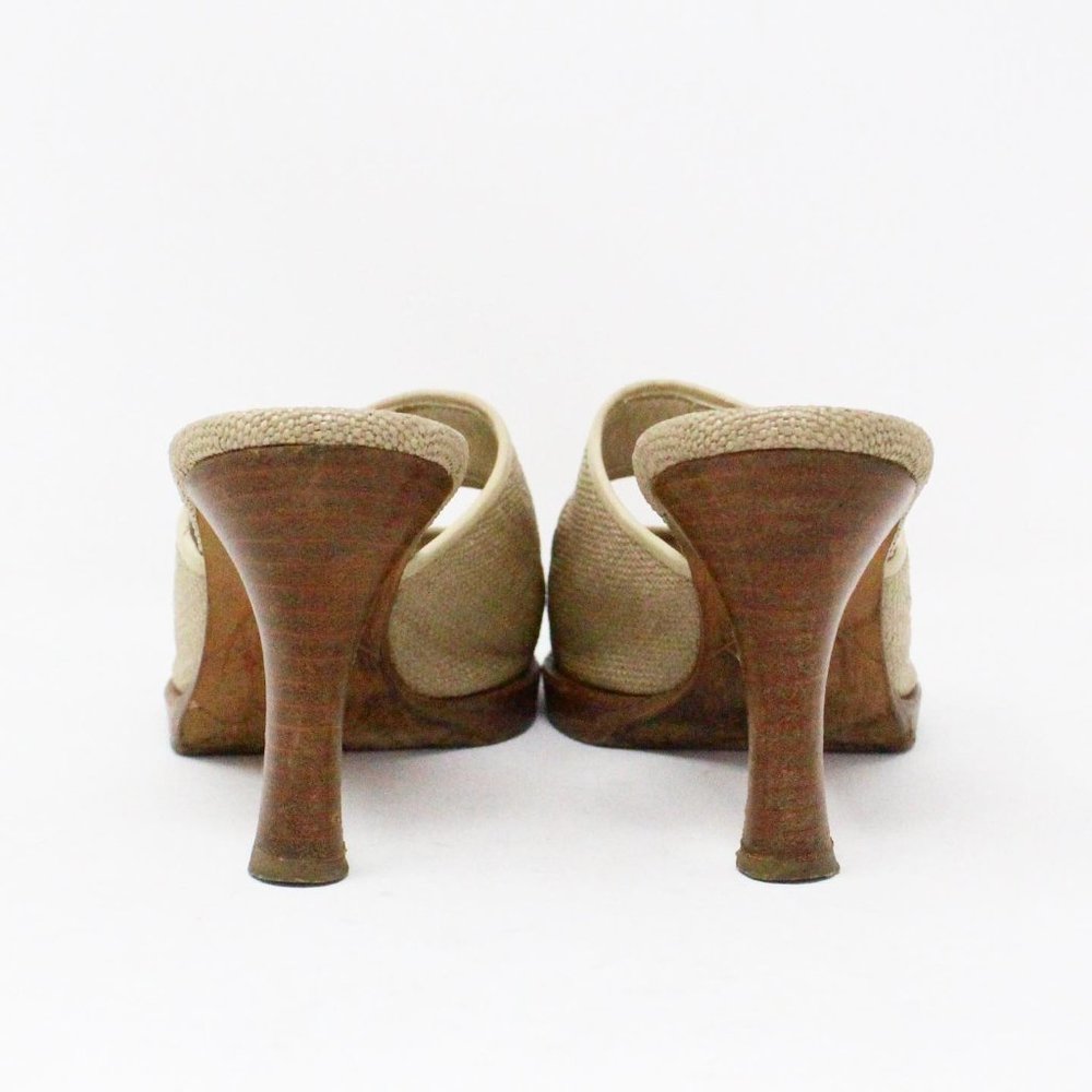 CHANEL #36220 Nude Mule Sandals (US 5 EU 35) - Picture 8 of 10